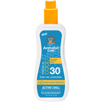 SPF 30 Active Chill Spray Gel