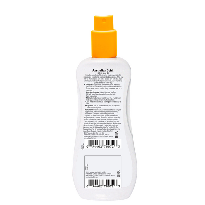 SPF 30 Spray Gel