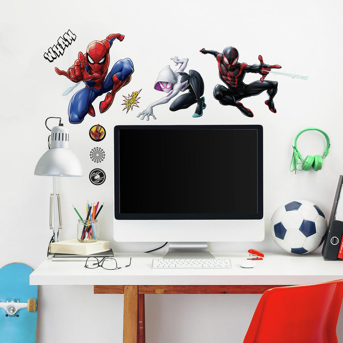 Marvel Spider Man Miles Morales Peel And Stick Wall Decals - EonShoppee