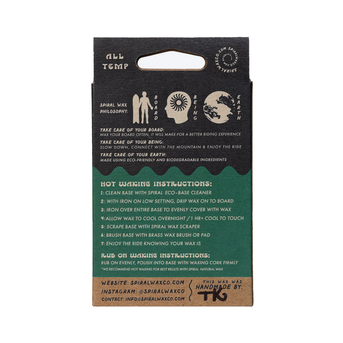 SPIRAL WAX All-Temp Natural Wax (2026)