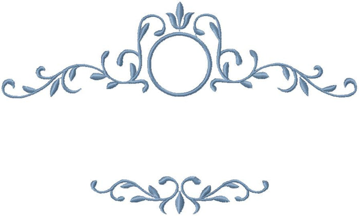 SPLIT NAME FRAME WITH CIRCLE