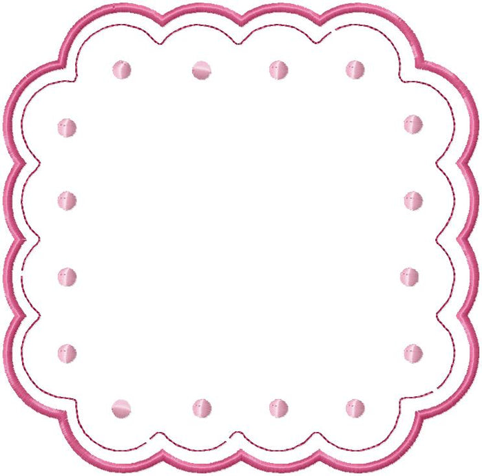 SQUARE SCALLOP FRAME