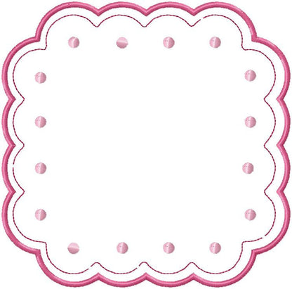 SQUARE SCALLOP FRAME