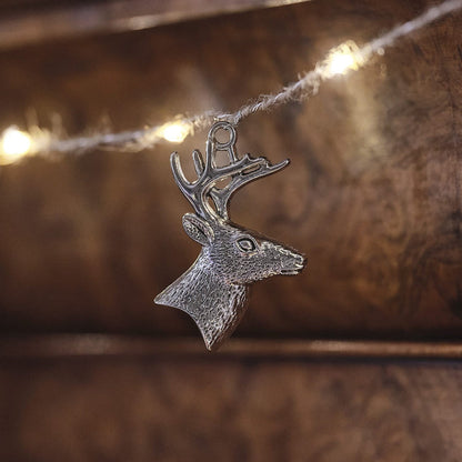 Stag’s Head Micro LED Christmas Garland