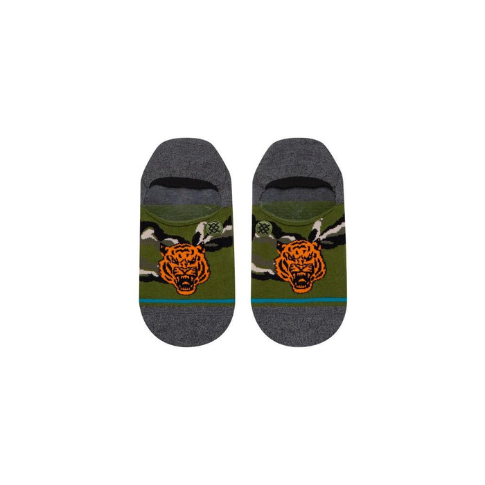 Stance Sock No Show Big Cat Green