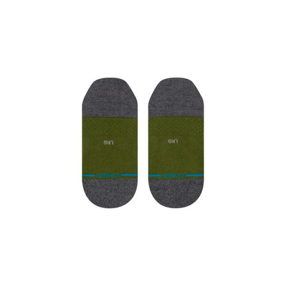 Stance Sock No Show Big Cat Green