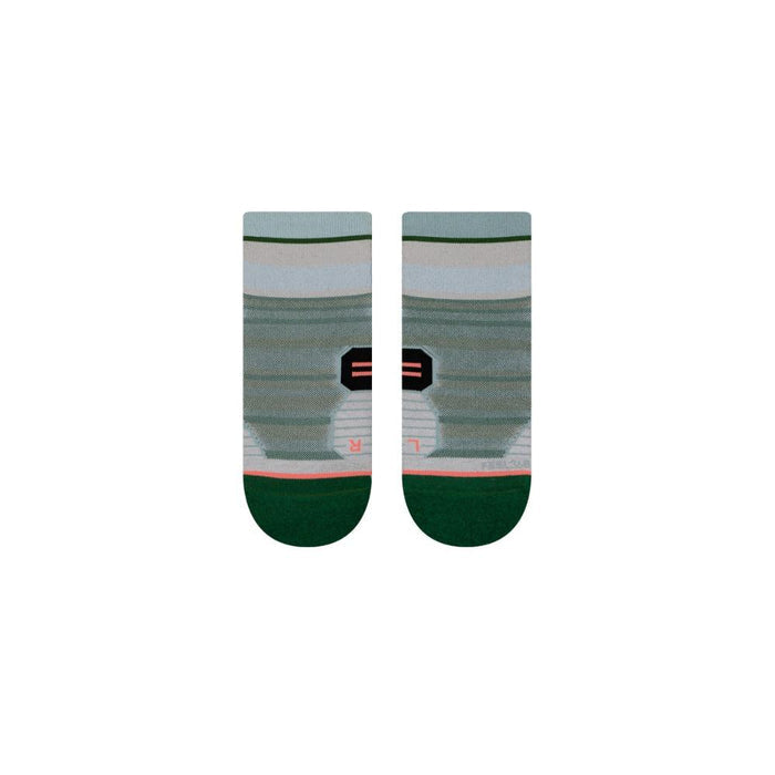 Stance Sock Women Varsity Stripe Qtr Deep Green