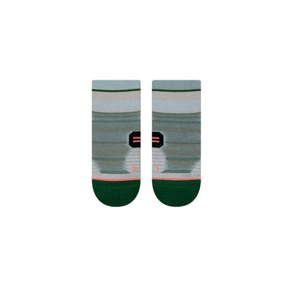 Stance Sock Women Varsity Stripe Qtr Deep Green