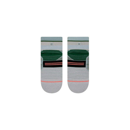 Stance Sock Women Varsity Stripe Qtr Deep Green