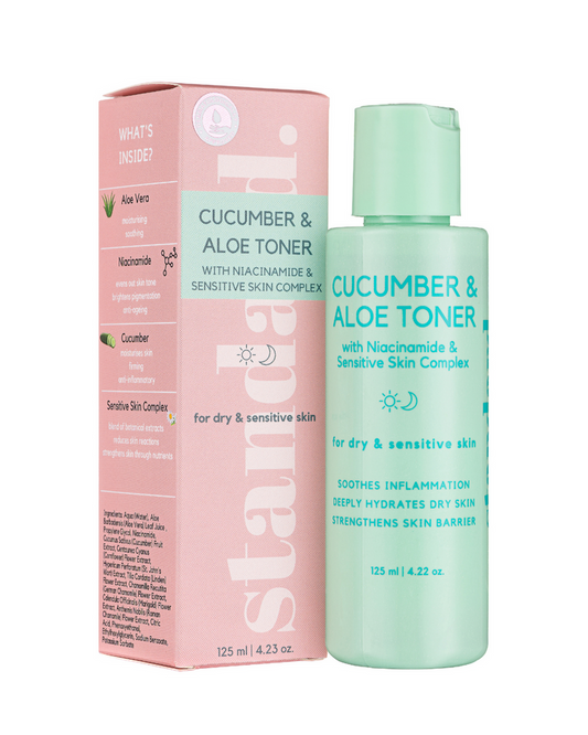 Standard Beauty - Aloe & Cucumber Toner with Sensitive Skin Complex