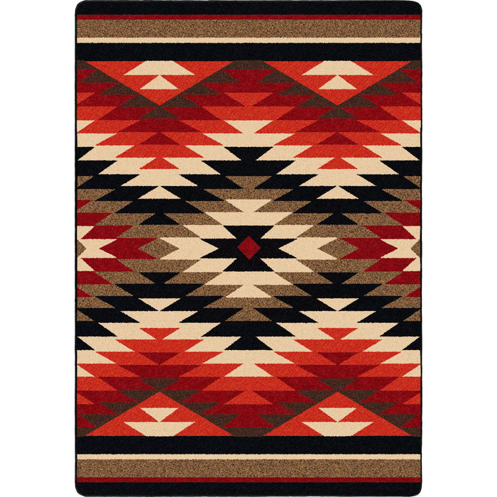 Image of an area rug, Starburst - Original