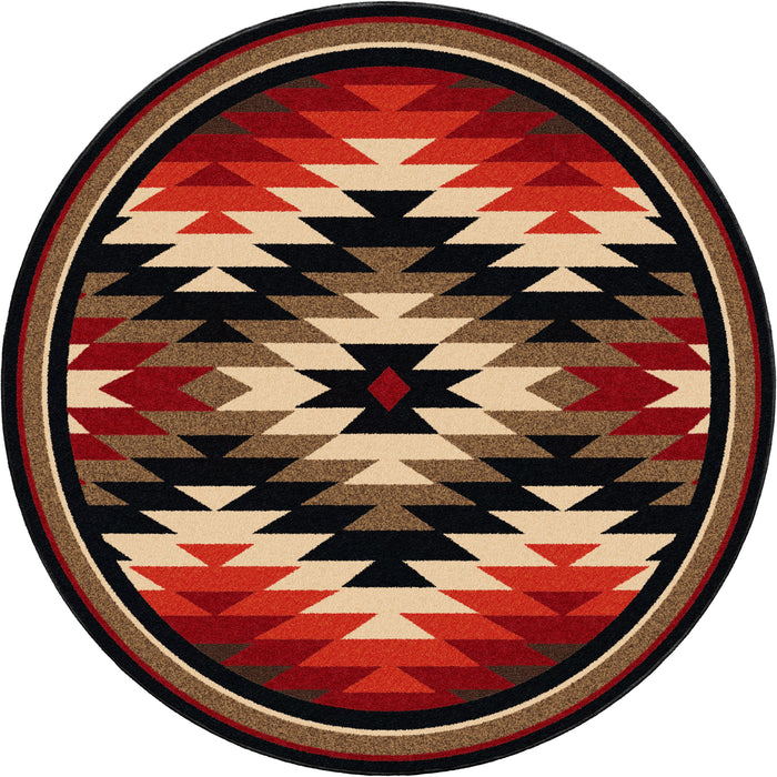 Image of an area rug, Starburst - Original