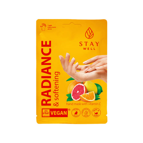 STAY Well minkštinanti rankų kaukė su C vitaminų kompleksu