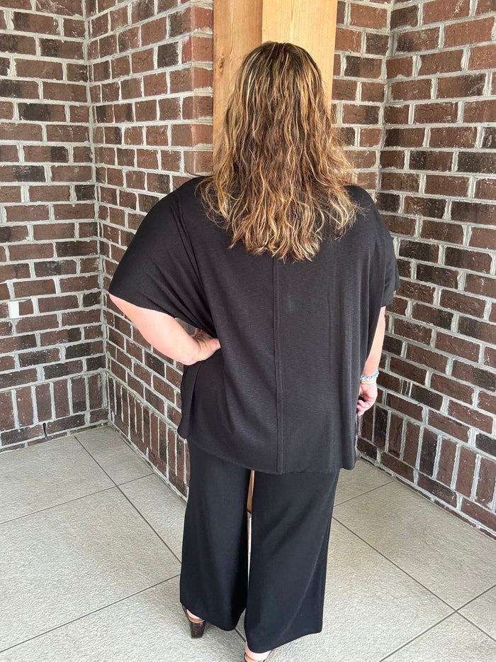 Stitch & Co. Wide Leg Knit Pant