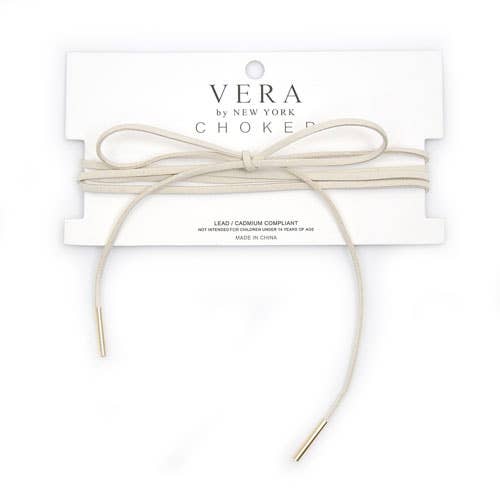 Suede Wrapping Choker Necklace
