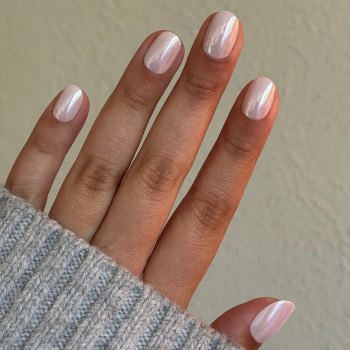Sugar Glaze - Tab Press-On | Extra Short | Round