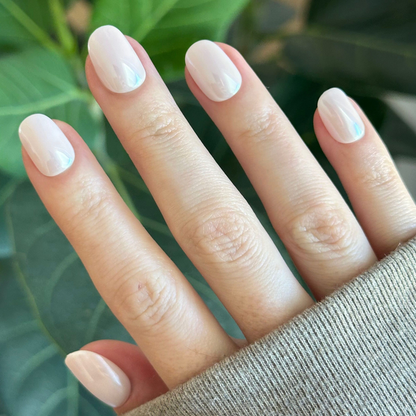 Sugar Glaze - Tab Press-On | Extra Short | Round