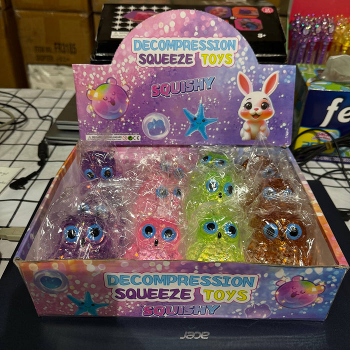Sugar Squeeze Glitter Owl