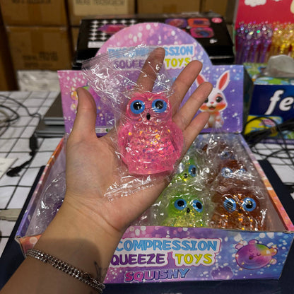 Sugar Squeeze Glitter Owl