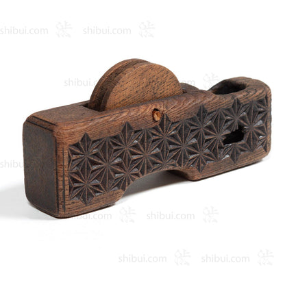 Sumitsubo  Carpenters Ink Line With Asanoha Carved Design