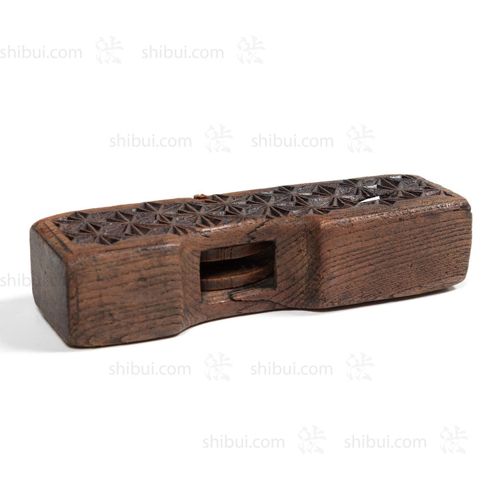 Sumitsubo  Carpenters Ink Line With Asanoha Carved Design