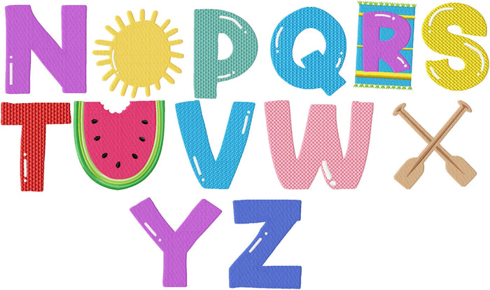 SUMMER FUN FONT