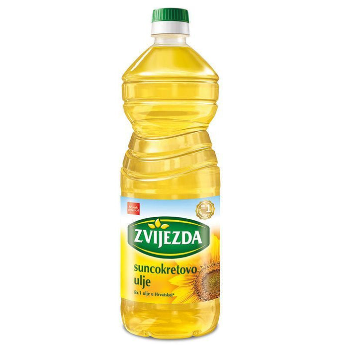 Sunflower Oil / Suncokret Ulje 1L (Zvijezda) - MezeHub