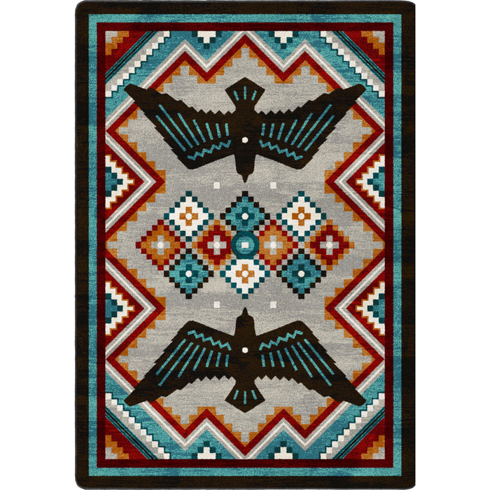 Image of an area rug, Sunset Dance OKA - Electric