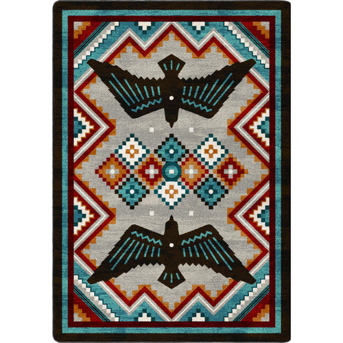 Image of an area rug, Sunset Dance OKA - Electric