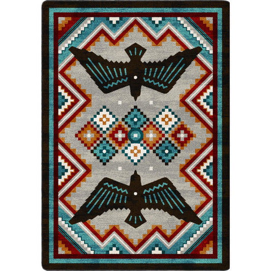 Image of an area rug, Sunset Dance OKA - Electric