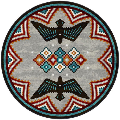 Image of an area rug, Sunset Dance OKA - Electric