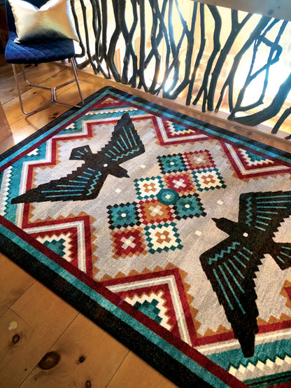 Image of an area rug, Sunset Dance OKA - Electric