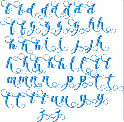 Sunshine Font 2 inch Alternative Letter Font