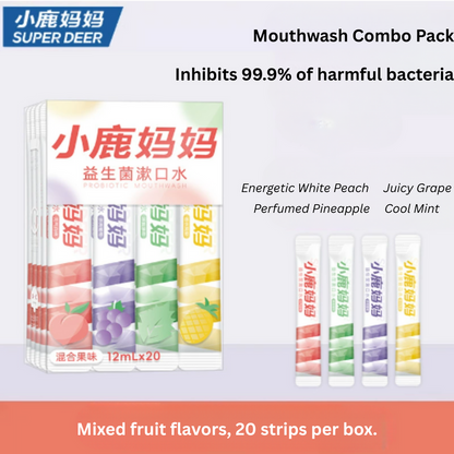 SUPER DEER Probiotic Mouthwash 12ml*20pcs
