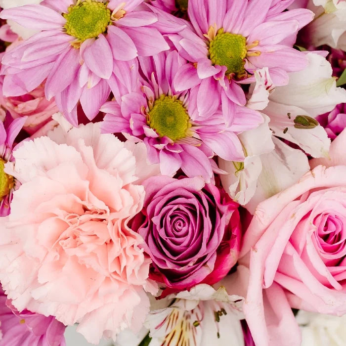 Sweet Harmony Pink Rose Centerpieces Hand - Image