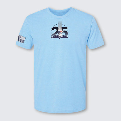 T2T 25th Anniversary Steel Across America – Unisex (Sky)