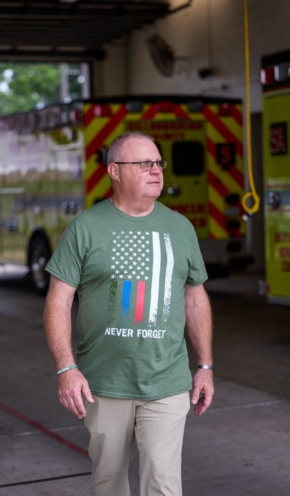 T2T Patriot Tee (Heather Military Green)