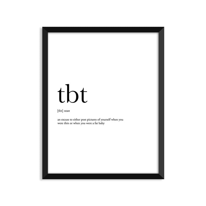 TBT Definition Everyday Card
