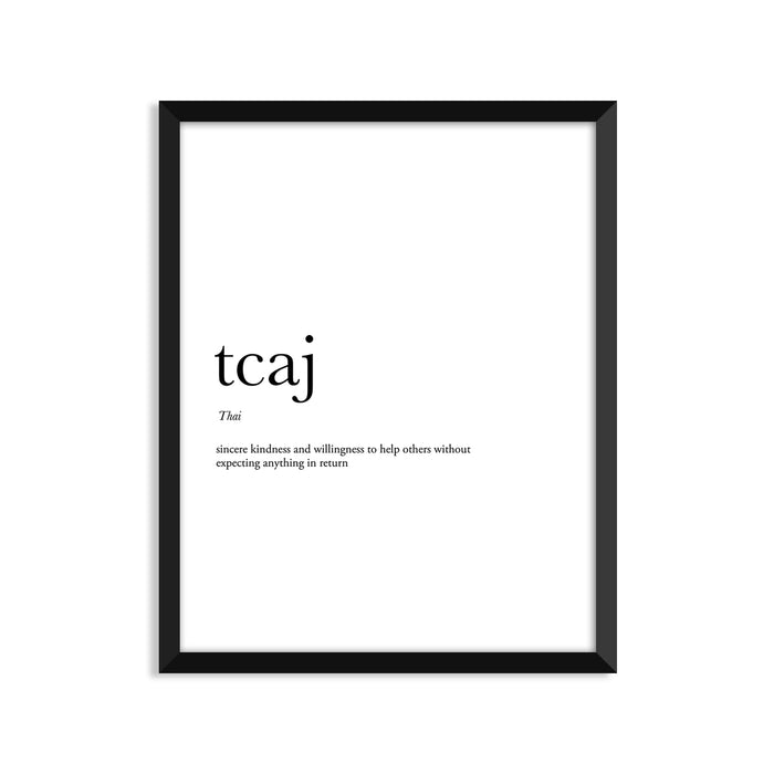 Tcaj Definition Everyday Card