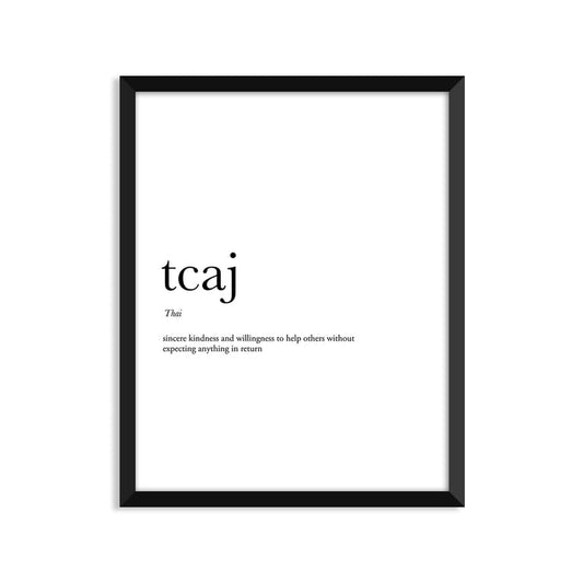 Tcaj Definition Everyday Card