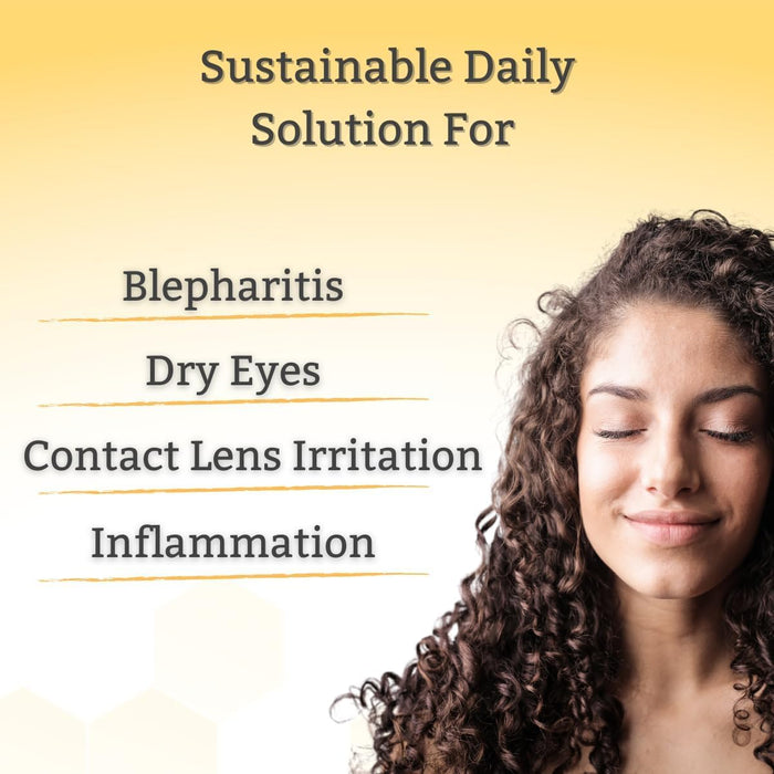 TearRestore NeutraWipe ECO™ Manuka Honey Eyelid Wipes
