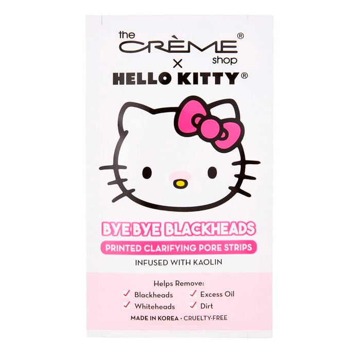 The Creme Shop Hello Kitty Bye Bye Blackheads Pore Strips 6pcs