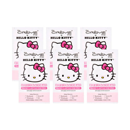 The Creme Shop Hello Kitty Bye Bye Blackheads Pore Strips 6pcs