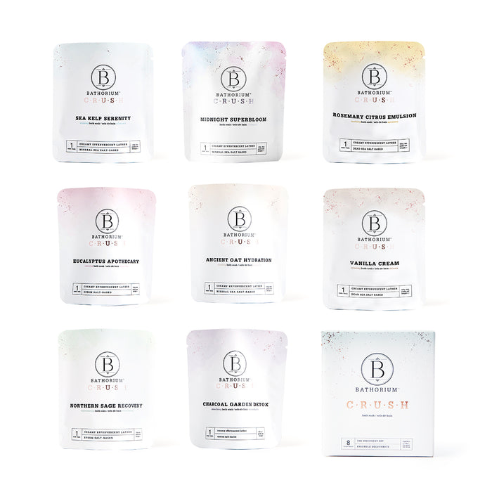 Bathorium-The Crush 8-Pack Gift Set-Body-crush-8pack-withpouches-v02-The Detox Market |