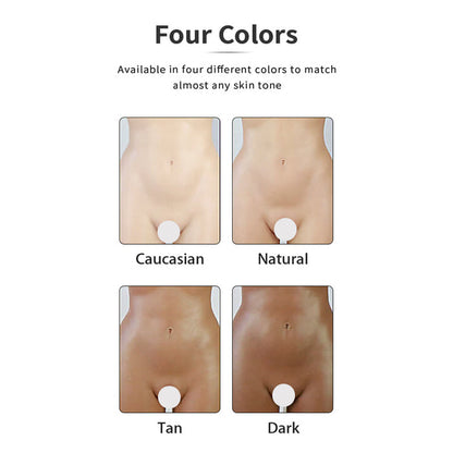 Silicone girdle pant from InTheMask by MOLIS, featuring realistic vagina detail and large silicone bubble butt for lifelike appearance.