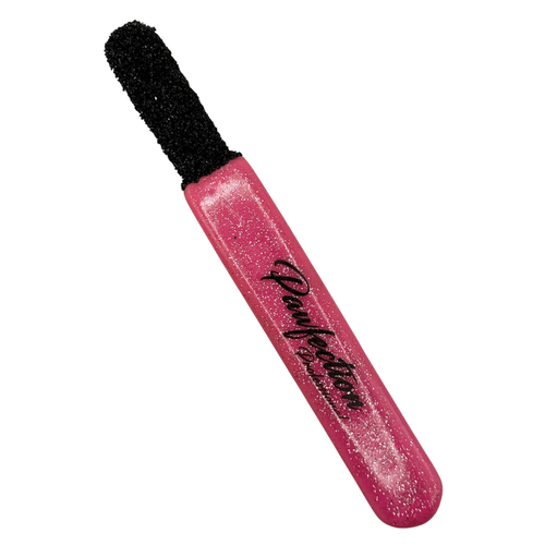 Thin Curved Stripping File (COARSE) w/ Pink Glitter Handle