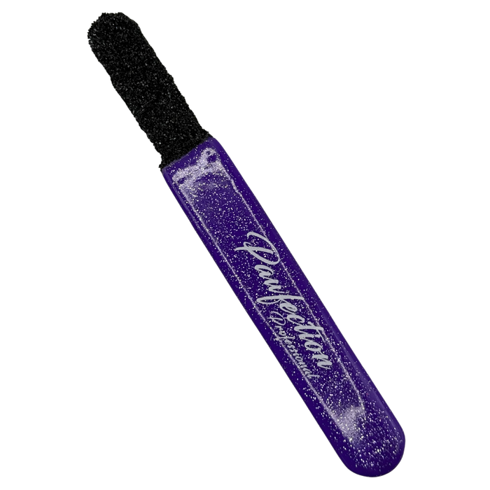 Thin Curved Stripping File (COARSE) w/ Purple Glitter Handle