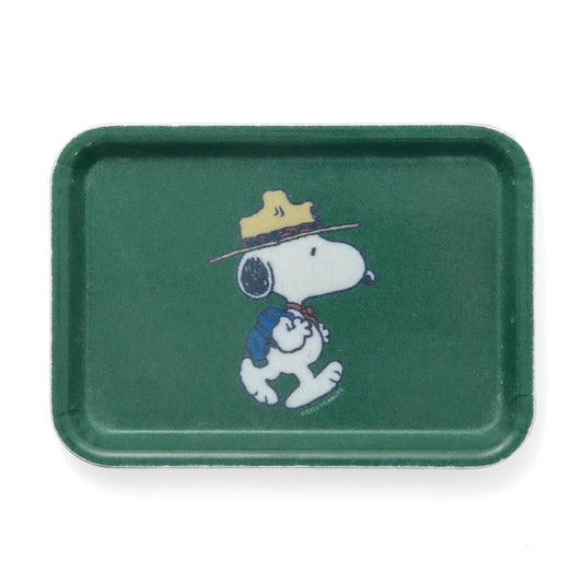 Three Potato Four - 3P4 x Peanuts® - Snoopy Beagle Scout Hike Vintage-Style Tray