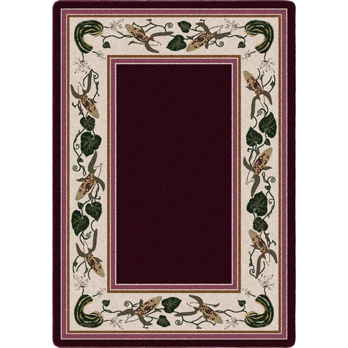 Image of an area rug, Three Sisters - Garnet
