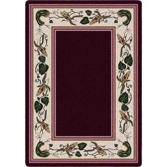 Image of an area rug, Three Sisters - Garnet